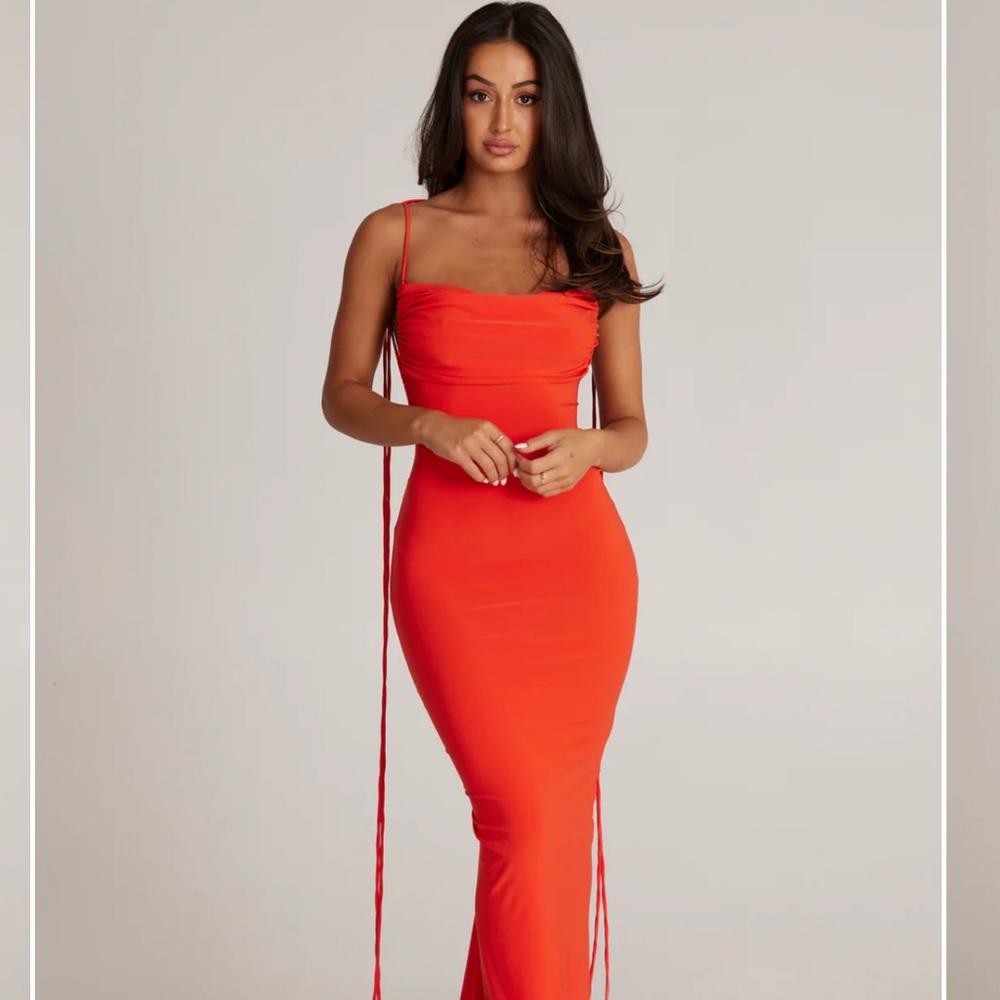 Beautiful colorful gown from MELANI